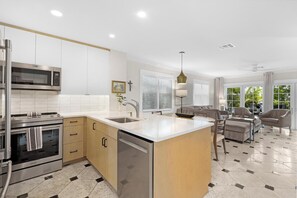 Fridge, microwave, oven, stovetop - **ASCENSION** @ The Truman Annex Compass Realty (Key West)