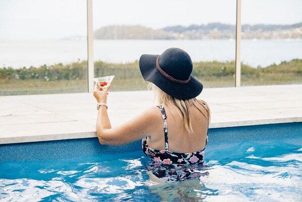 Opvarmet pool