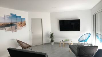 Smart-tv en tafelvoetbal