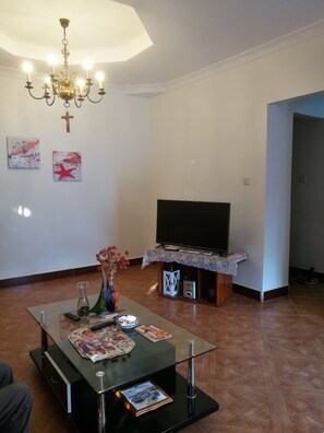 Luxury Apartment | Living room - In-Africa Stay (Arusha)