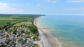 Vlak bij het strand
