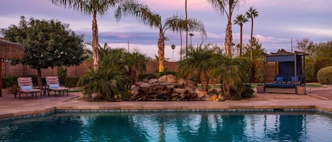 Una piscina climatizada