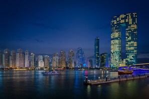 Front of property – evening/night