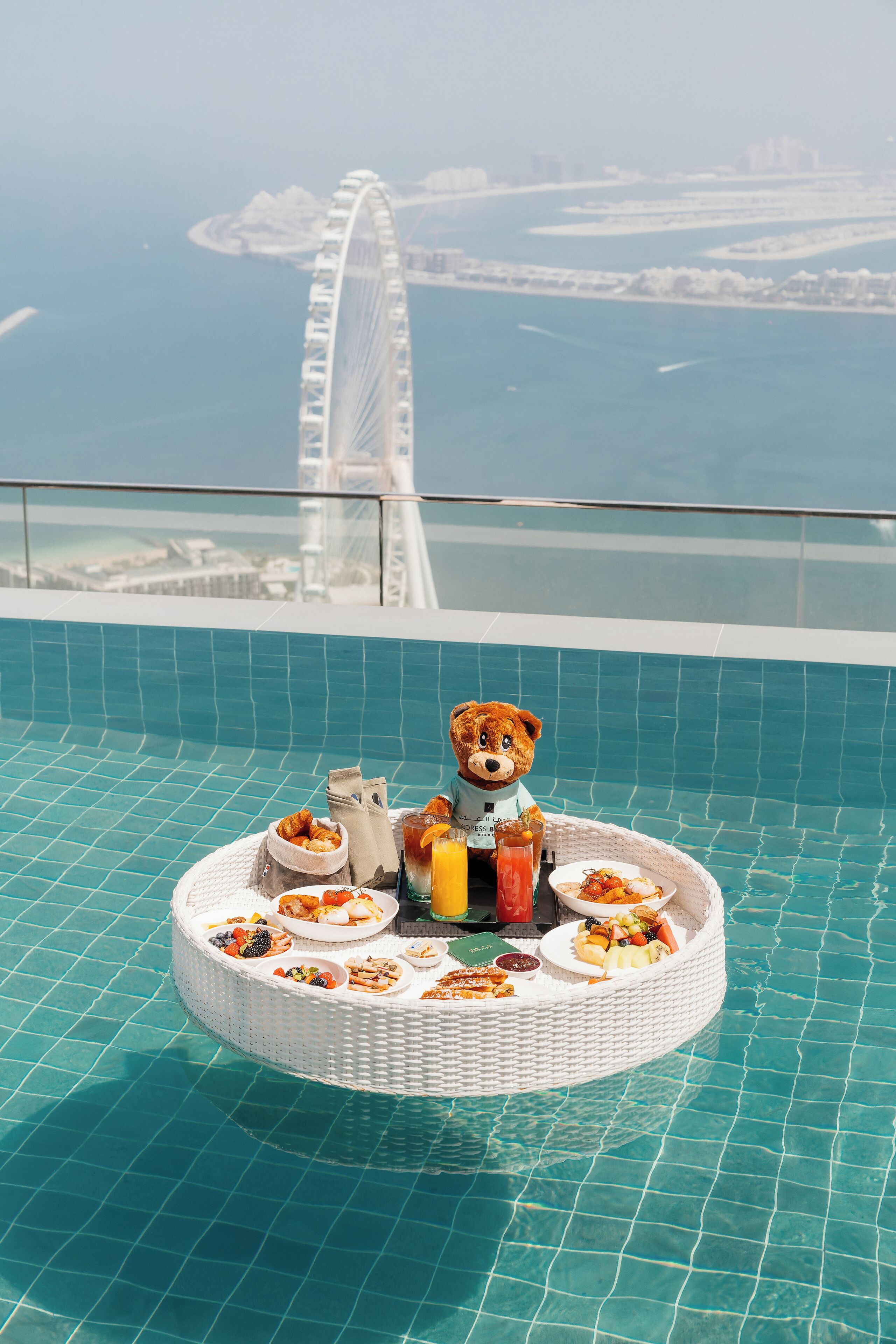 Save 30% - Floating Breakfast Once Per Stay- Breakfast & Access to the World's Highest Infinity Pool | Frette Italian sheets, premium bedding, down duvets, minibar