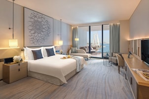 Club One Bedroom Executive Sea View Suite | Sábanas italianas Frette y ropa de cama de alta calidad