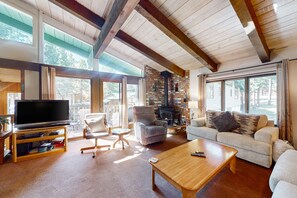 تلفزيون، مدفأة