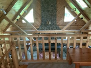 Interior - Lake View Log Cabin with amazing views (Hancock)