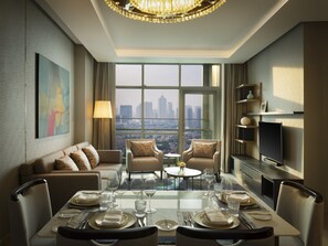 Room, 2 Bedrooms, City View (Residence) | Premium bedding, pillowtop beds, minibar, in-room safe - Intercontinental Residence Pondok Indah by IHG (Jakarta)