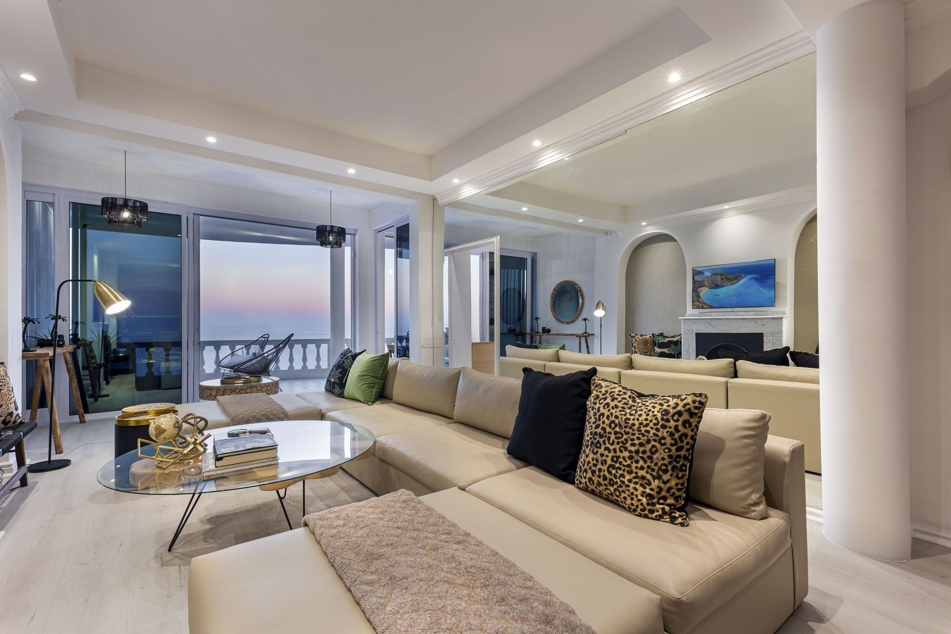 Clifton YOLO Spaces Clifton Beachfront Dream | Living area | Flat-screen TV