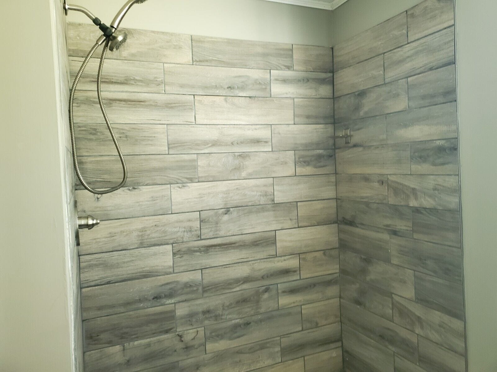 Shower, towels, soap, shampoo