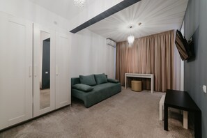 Suite – deluxe | Sengetøy av topp kvalitet, individuelt dekorert og individuelt innredet