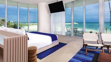 Premium bedding, minibar, in-room safe, desk