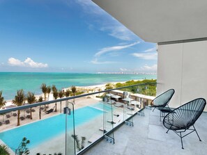 Premier Suite, 1 Bedroom, Oceanfront | View from room