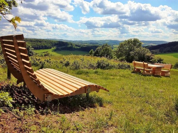 Property grounds - Detached "Holiday home Diana" with sauna (Extertal)