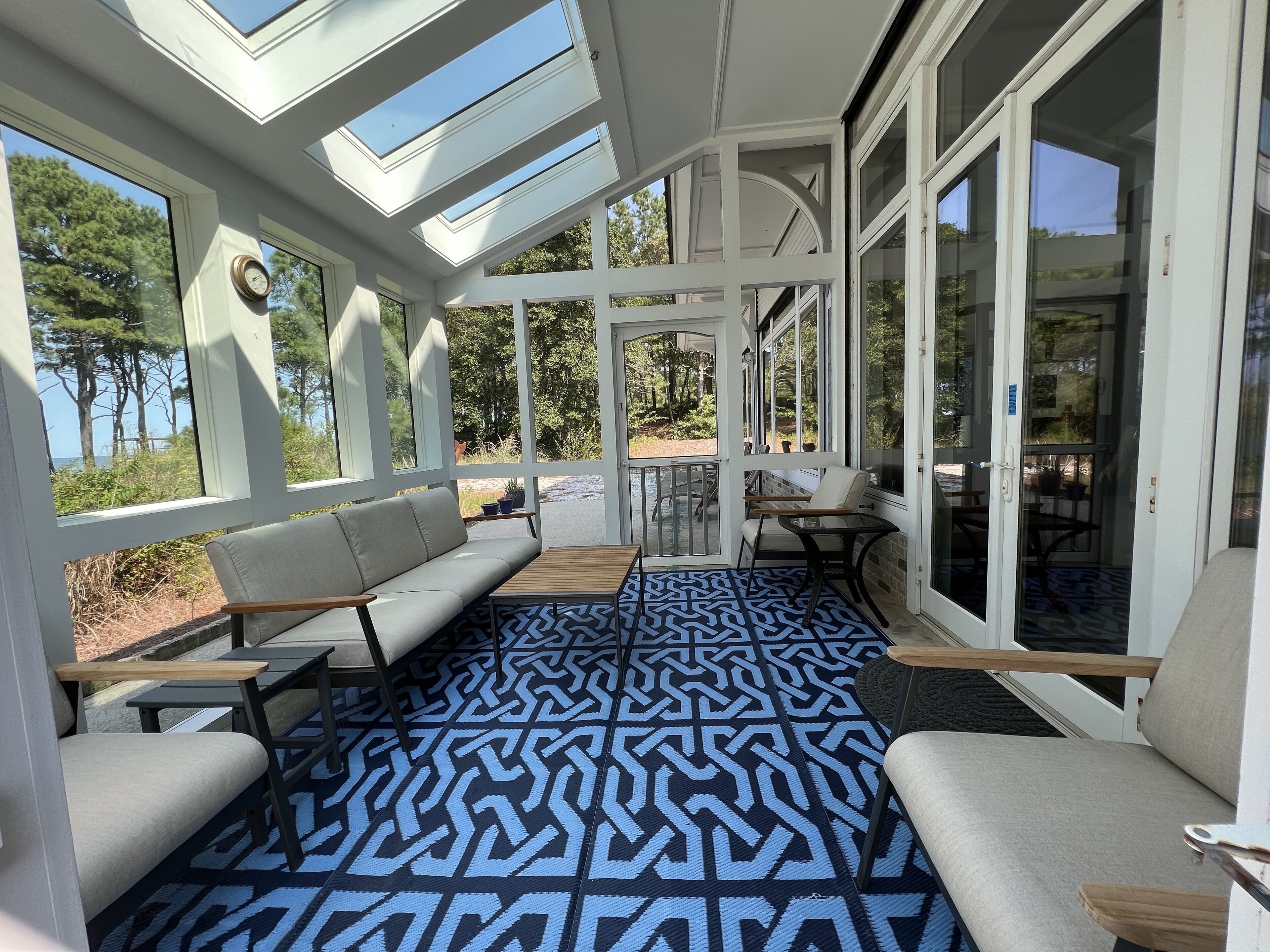 screen porch view