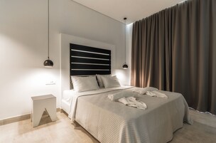 1 habitación, ropa de cama de alta calidad y colchones Tempur-Pedic