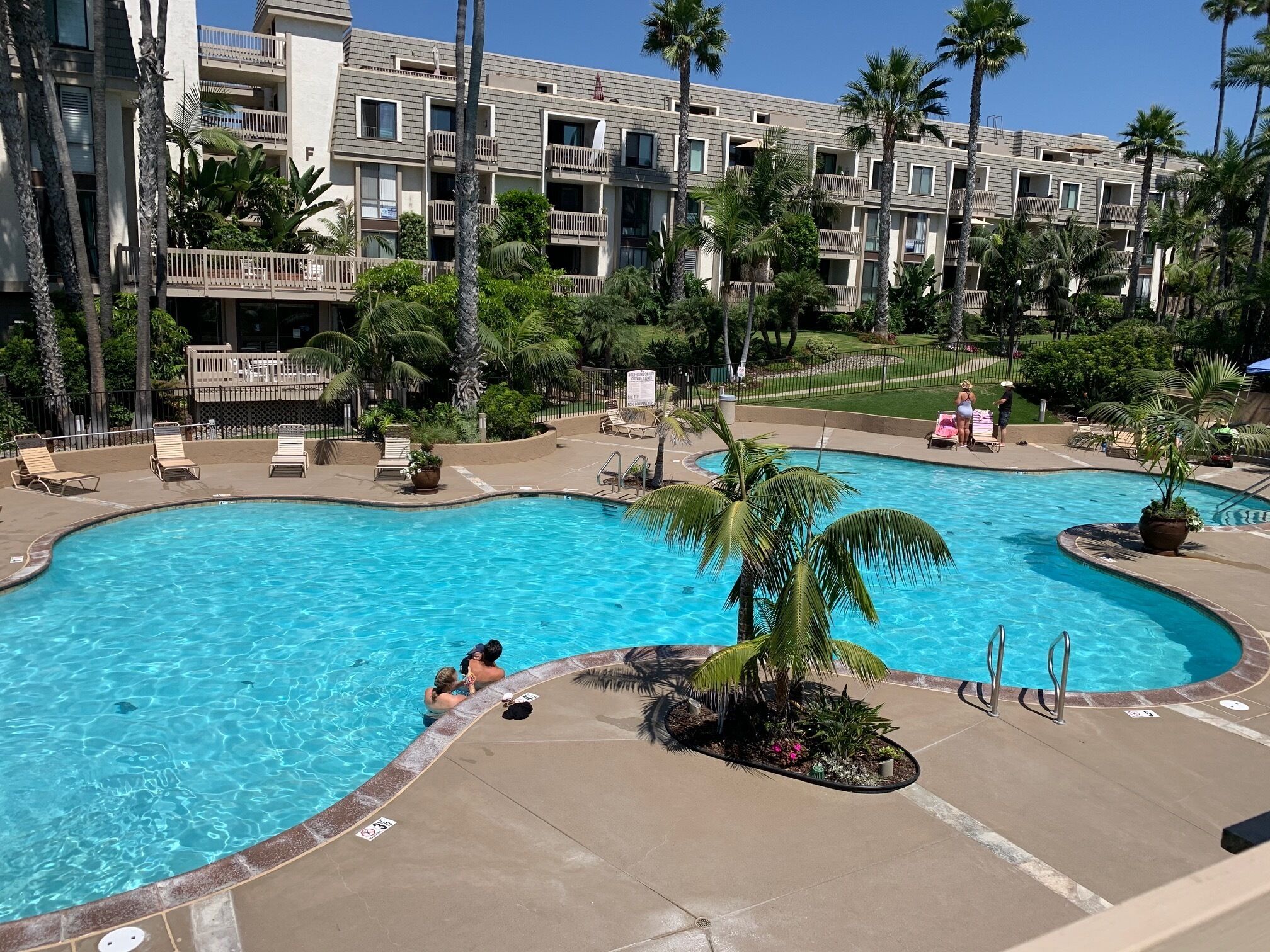 Large pool inside complex!