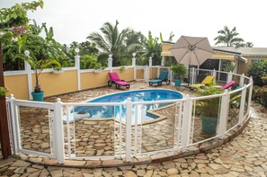 Alberca al aire libre 