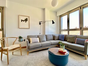 TV, video games, books, music library