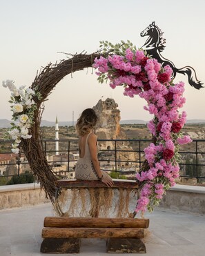 Espace mariage en plein air