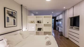 Loft (201) | 1 habitación, tabla de planchar con plancha y wifi gratis