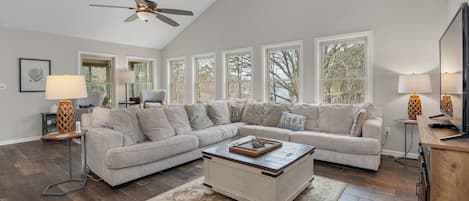 Smart TV, ping pong, books