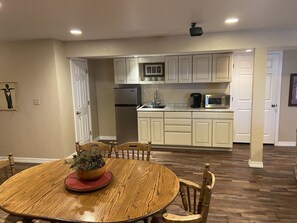 Fridge, microwave, oven, stovetop - Spacious and Comfortable Garden Level Basement Apartment (Peyton)