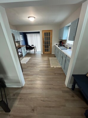 Fridge, microwave, oven, stovetop - Cozy 3BR Retreat •Pet-Friendly • Fenced Yard • Parking (Decatur)