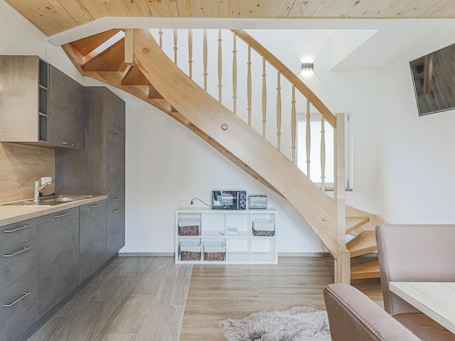 Interior. Comfortable holiday apartment near the ski lift
