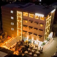 Front of property - evening/night