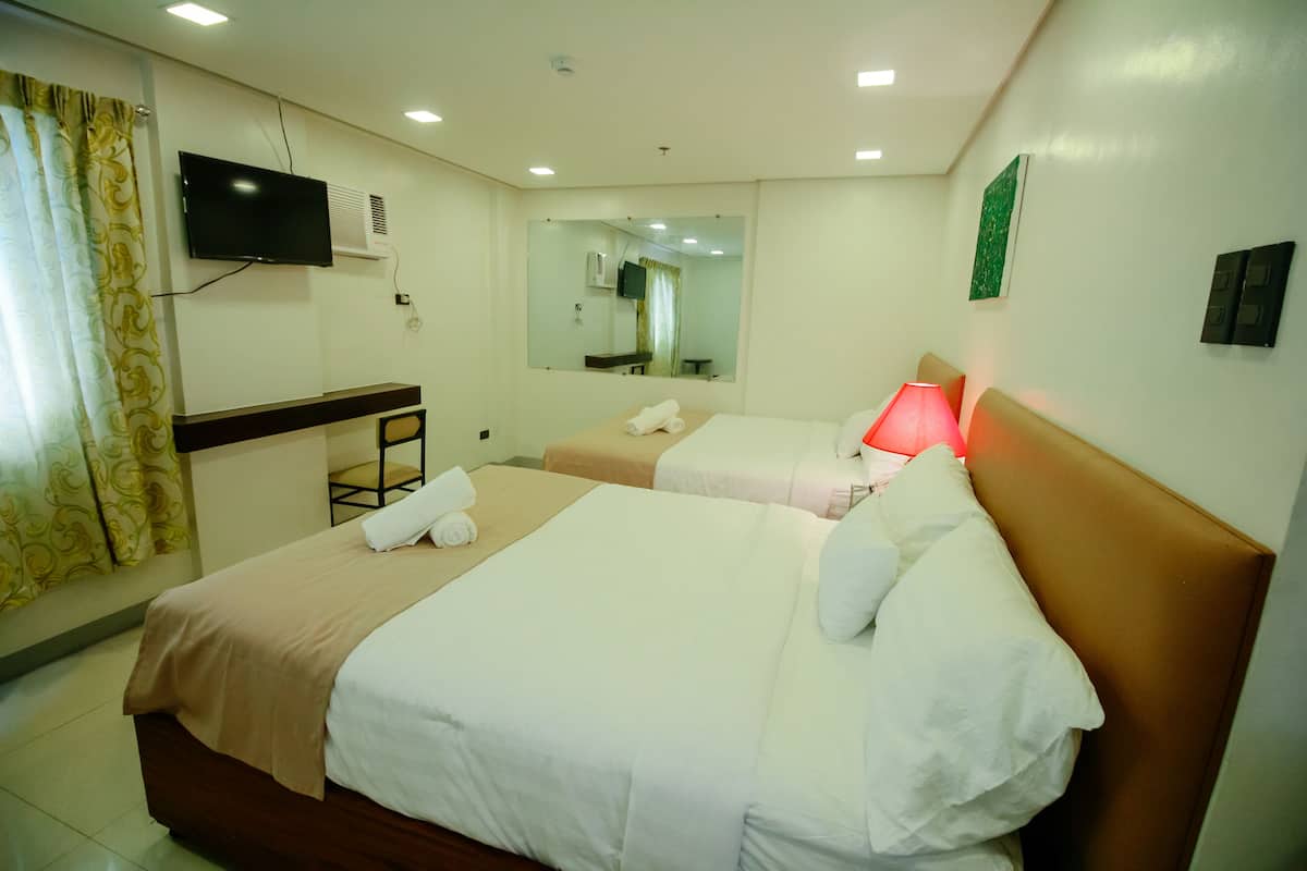 1 bedroom, desk, soundproofing, iron/ironing board