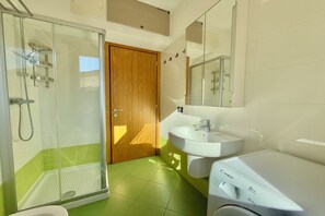 淋浴设施、大花洒淋浴喷头、吹风机、坐浴桶