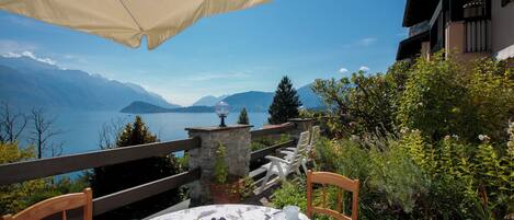 Family Apartment, Multiple Bedrooms, Mountainside (Sonenga Panoramic Terrace) | Outdoor dining