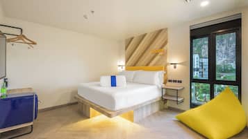 In-room safe, blackout curtains, soundproofing, free WiFi