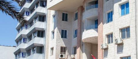 Framhlið gististaðar