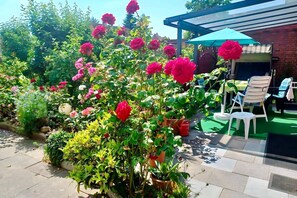 Outdoor dining - Ferienwohnung im Appartementhaus Stapel, Büsum (Büsum)