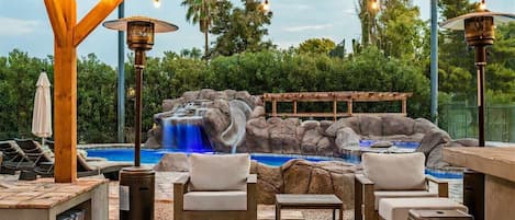 Una piscina climatizada