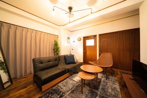 Entire Apartment, Non Smoking | Living area | Flat-screen TV - Fujimi Room (Tokyo)