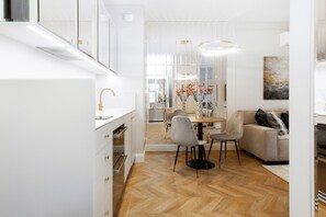 Living room - Mennica Residence Apartments by Renters (Warsaw)