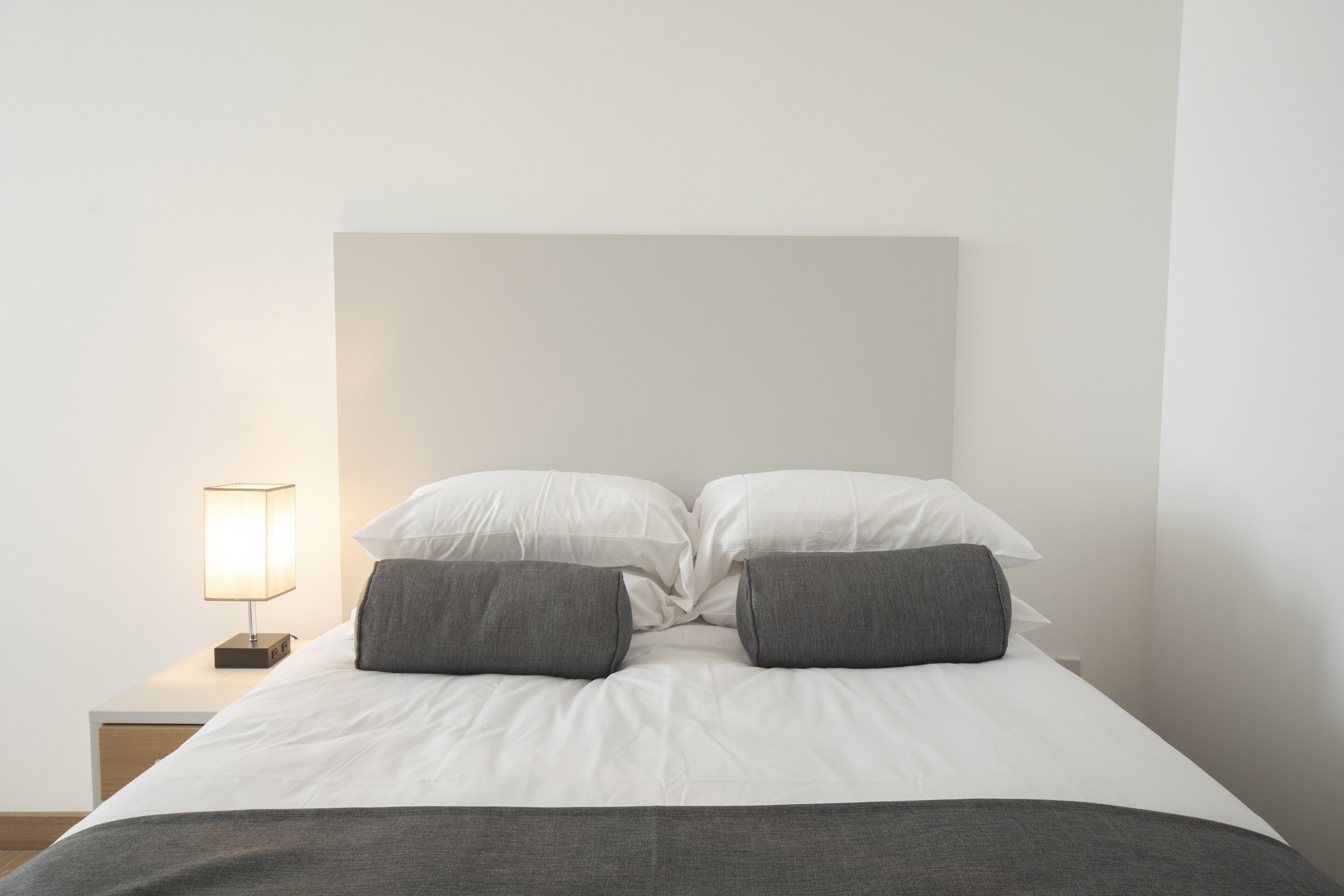 2 Bedroom Apartment | Hypo-allergenic bedding, desk, laptop workspace, blackout curtains