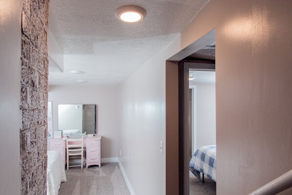 4 bedrooms, iron/ironing board, travel crib, free WiFi