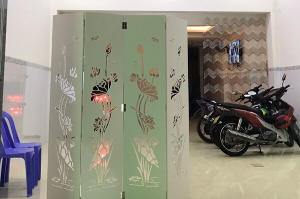 Entrada al alojamiento