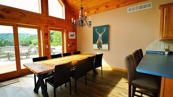 Chalet, 4 Bedrooms | Private kitchen | Fridge, coffee/tea maker