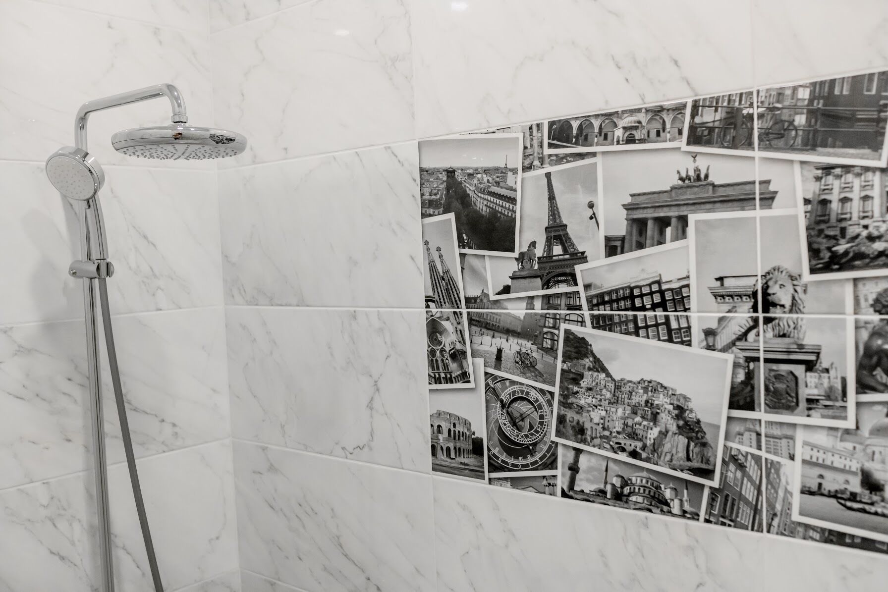 Haartrockner, Handtücher, Seife, Toilettenpapier