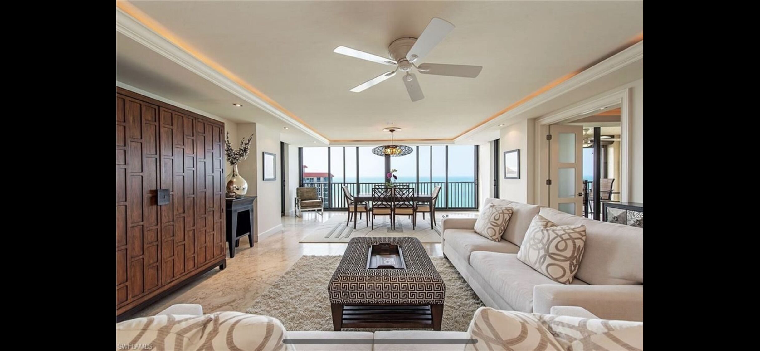 Beachfront Condo with direct access to Vanderbilt Beach