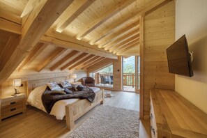 6 bedrooms, iron/ironing board, free WiFi, bed sheets - Chalet Luxe Samoens Spa et Sauna (Samoëns)