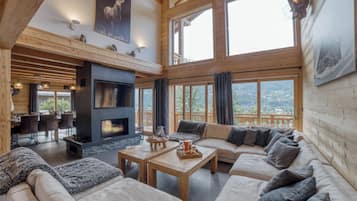 Smart-TV, peis og stereoanlegg