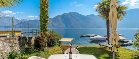 家庭公寓, 多间卧室, 湖畔 (Casetta al Lago) | 室外用餐