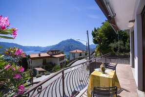 Family Apartment, Multiple Beds, 2 Bathrooms, Mountainside (Vista su Perledo) | Balcony