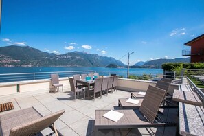 Family Penthouse, Multiple Bedrooms, Mountainside (Paradiso di Menaggio Penthouse) | Outdoor dining - Paradiso di Menaggio Penthouse (Menaggio)